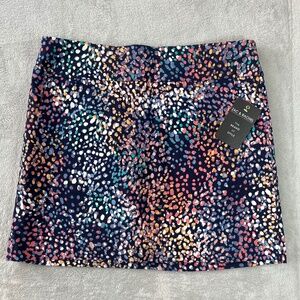 Zac & Rachel Skort Stretch Waist Pull On Pockets Golf Farmer's Market sz 14 NWT